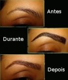 Sobrancelha com henna